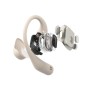 SHOKZ OpenFit Cuffie Wireless A clip Chiamate Musica Sport Tutti i giorni Bluetooth Bianco