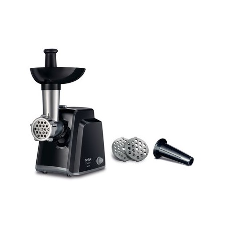 Tefal NE105838 mincer 1400 W Black, Stainless steel