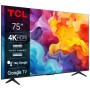 TCL P655 75P655 TV 190,5 cm (75") 4K Ultra HD Smart TV Wi-Fi Preto