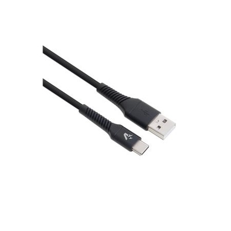 Cabo Smartphone Vultech em TPE USB para Tipo-C 1,2m 3.0A 60W - Nero - CS-TAC12BK