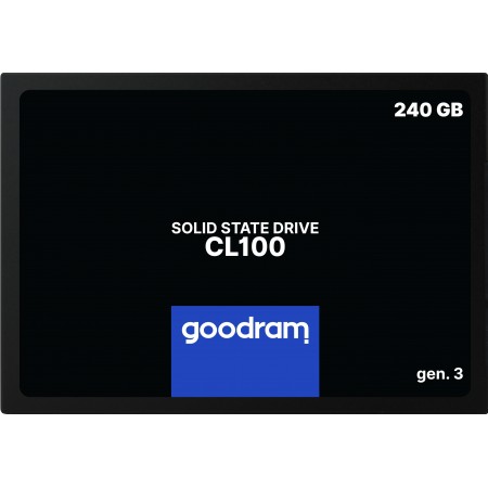 Goodram CL100 gen.3 240 GB 2.5" Serial ATA III 3D NAND