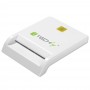 Techly Compact Smart Card Reader Writer USB2.0 White I-CARD CAM-USB2TY leitor de smart card Interior USB Branco