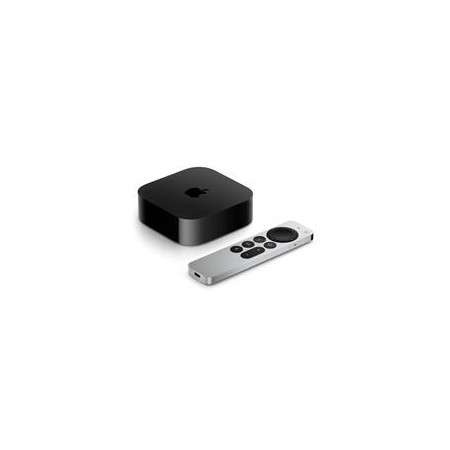 Apple TV 4K Black, Silver 4K Ultra HD 64 GB Wi-Fi