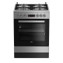 Beko FSM 62332 DXT Freestanding cooker Stainless steel Gas A