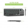 Techly ICTB9801TB teclado Universal RF Wireless + Bluetooth QWERTY Inglês (Estados Unidos) Preto