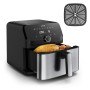 Tefal Easy Fry Mega EY855D10 fritadeiras Individual 7,5 l Independente 2020 W Fritadeira a ar quente Preto, Aço inoxidável