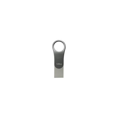 Silicon Power Mobile C80 USB flash drive 128 GB USB Type-A / USB Type-C 3.0 (3.1 Gen 1) Titanium