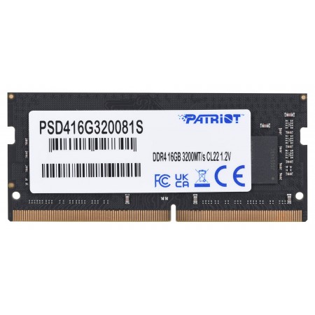 Patriot Memory Signature PSD416G320081S memory module 16 GB 1 x 16 GB DDR4 3200 MHz