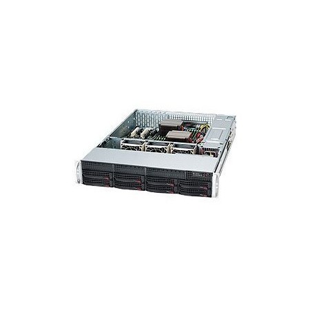 Supermicro SC825TQC-600LPB Rack Black 600 W