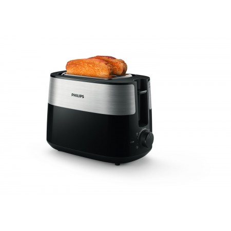 Philips Daily Collection HD2516/90 toaster 2 slice(s) 830 W Black