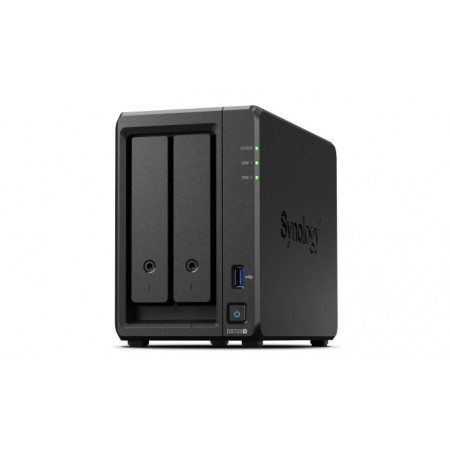 Synology DiskStation DS723+ NAS/storage server Tower Ryzen Embedded R1600 2 GB DDR4 DiskStation Manager Black