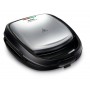 Tefal SW341D12 máquina para fazer sanduíches 700 W Preto, Aço inoxidável