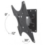 Techly 301412 Supporto TV a parete 94 cm (37") Nero