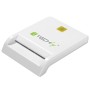 Techly Lettore Scrittore di Smart Card Usb 2.0 Compatto Bianco I-CARD CAM-USB2TY