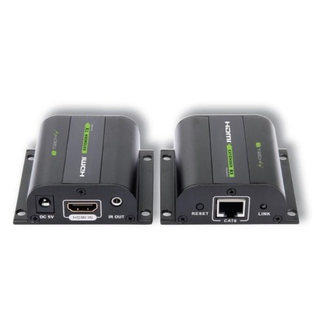 Techly Extender HDMI Full HD 3D IR su cavo Cat.5E 6 6A 7 60m Autoregolato (IDATA EXT-E70I)