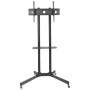 Techly 309982 Supporto TV a parete 165,1 cm (65") Nero