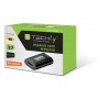 Techly 100501 moltiplicatore AV Ricevitore AV Nero