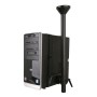 Techly ICA-CS 63 supporto per CPU Supporto per CPU da tavolo Nero