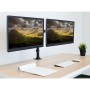 Techly Supporto da Scrivania per 2 Monitor 13-27" Affiancati con Morsetto