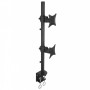 Techly ICA-LCD-350-D Supporti a parete per TV 68,6 cm (27") Scrivania Nero