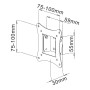 Techly ICA-LCD-900 76,2 cm (30") Nero