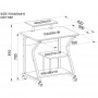 Techly ICA-TB 218 mesa de computador Faia