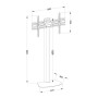 Techly Stand fisso TV LED LCD 32"-65"