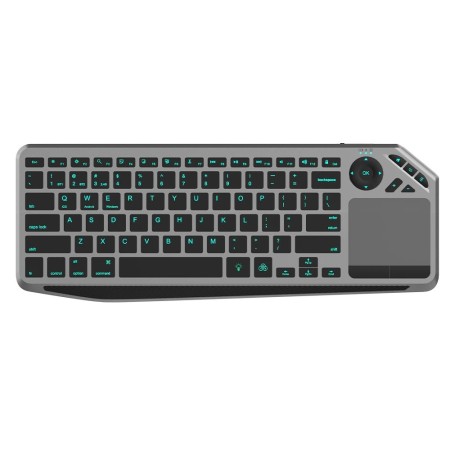 Techly ICTB9801TB tastiera Universale RF senza fili + Bluetooth QWERTY Inglese US Nero