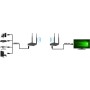 Techly IDATA HDMI-WL55 extensão AV Transmissor e recetor AV Preto