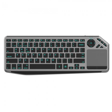 Techly ICTB9801TB teclado Universal RF Wireless + Bluetooth QWERTY Inglês (Estados Unidos) Preto