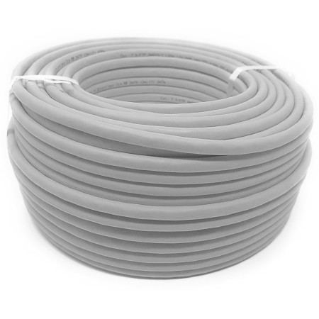 Techly ITP8-FLU-0100 cavo di rete Grigio 100 m Cat5e U UTP (UTP)