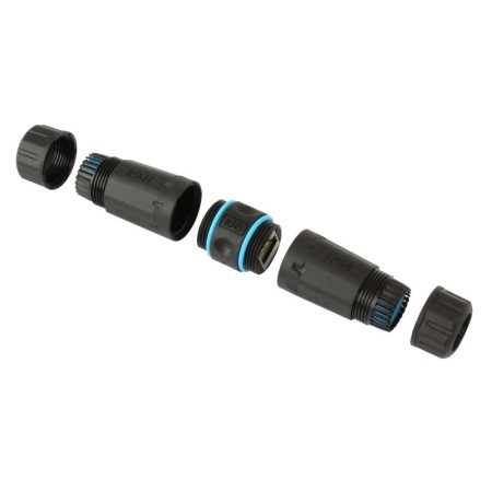 Techly Adattatore RJ45 F RJ45 F Impermeabile Protezione IP68
