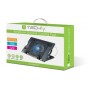 Techly 106244 base di raffreddamento per laptop 43,9 cm (17.3") 1200 Giri min Nero