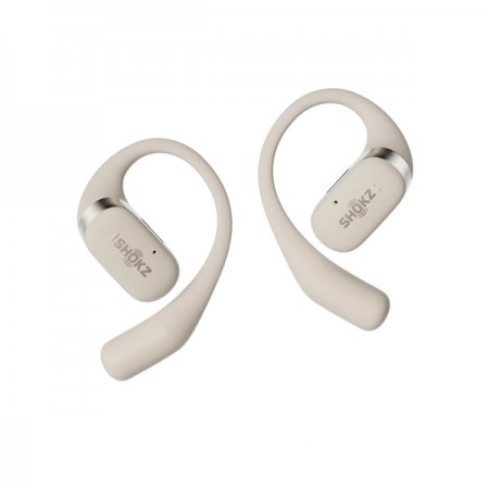 SHOKZ OpenFit Headphones Wireless Ear-hook Calls/Music/Sport/Everyday Bluetooth White