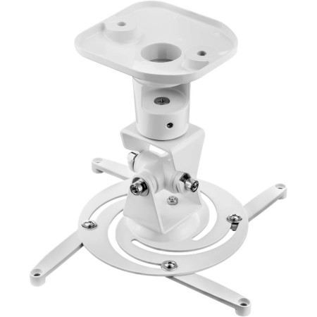 Techly Staffa Universale a Soffitto per Proiettore, Bianco (ICA-PM 100WH)