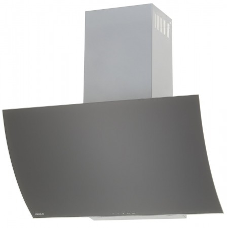 Akpo WK-4 Clarus 60 Chimney Kitchen Hood Grey Glass