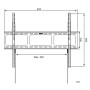 Techly Supporto a Muro per TV LED LCD 42-80" Ultra Slim fisso H600mm (ICA-PLB 860)