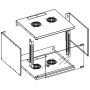 Techly Armadio Rack 19" a Muro 6U prof. 320 Nero Assemblato (I-CASE EL-1006B32)
