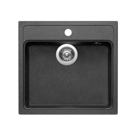 The sink PYRAMIS CAMEA 53x50 1B black