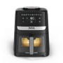 Tefal Easy Fry Silence EY5568E0 fritadeiras Individual 5 l Independente Fritadeira a ar quente Preto, Aço inoxidável