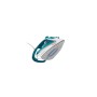 Tefal EasyGliss Plus FV5718 ferro da stiro Ferro da stiro a secco e a vapore Durilium 2400 W Turchese, Bianco