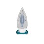Tefal EasyGliss Plus FV5718 ferro da stiro Ferro da stiro a secco e a vapore Durilium 2400 W Turchese, Bianco
