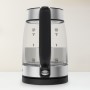 Tefal Glass Kettle KI605830 bollitore elettrico 1,7 L 2200 W Nero, Argento, Trasparente