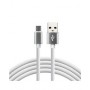 everActive cable USB-C 1m - White, silicone, quick charge, 3A - CBS-1CW