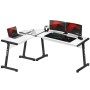 GAMING DESK HUZARO HERO 6.0 WHITE