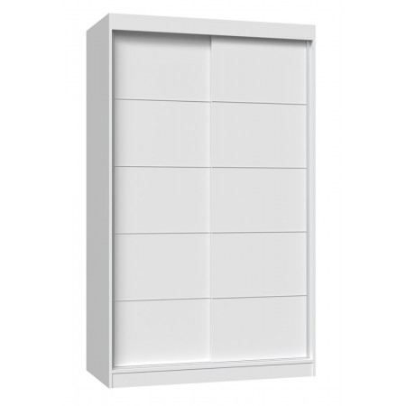 Topeshop IGA 120 BIEL C KPL bedroom wardrobe/closet 7 shelves 2 door(s) White