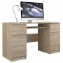 Topeshop KUBA SONOMA computer desk Oak colour