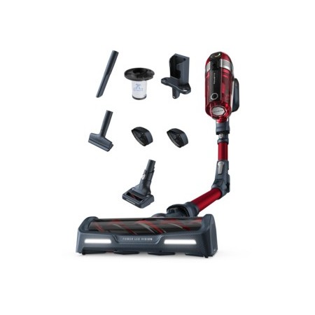 Tefal TY9879WO scopa elettrica Aspirapolvere elettrica Batteria Secco Senza sacchetto 0,9 L Nero, Rosso