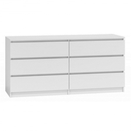 Topeshop M6 140 BIEL 2X3 chest of drawers