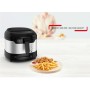 Tefal Uno FF215D Singolo Indipendente 1600 W Friggitrice Nero, Acciaio inox